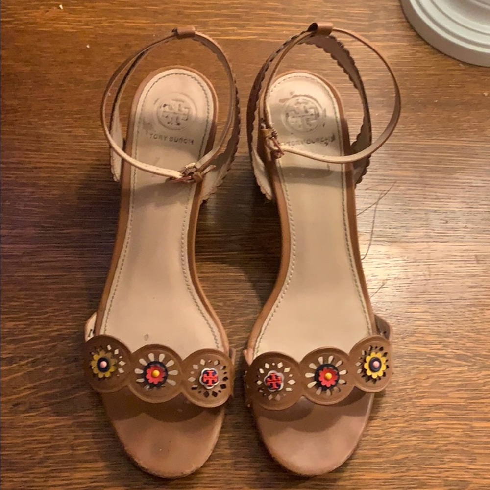 Tory Burch Marguerite Block Sandal Size 8.5